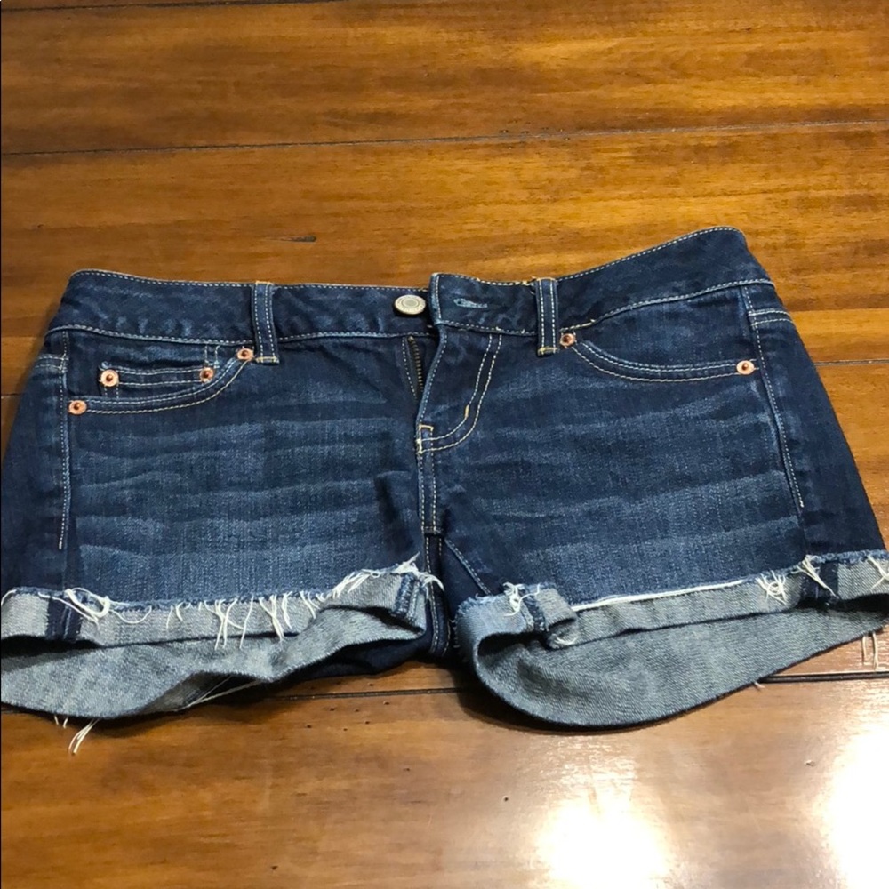 American eagle stretch jean shorts size 4
